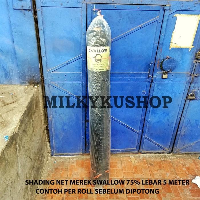 JTTOP" PARANET 75% LEBAR 5 METER JUAL PER 1 METER SHADING NET JARING ATAP