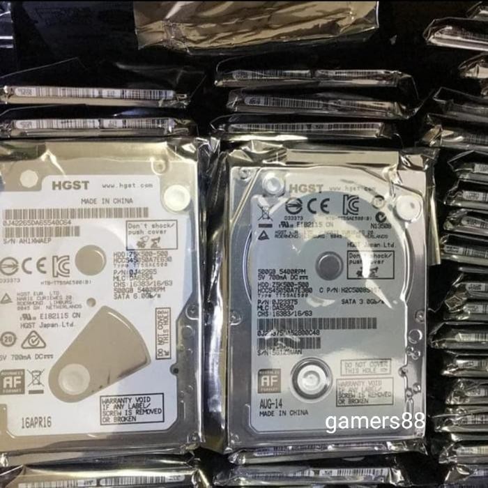 HDD Hgst Hitachi 500GB Internal Laptop 2.5" 1 Tahun