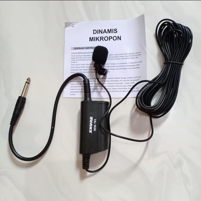 Mic jepit mic imam masjid shure 701