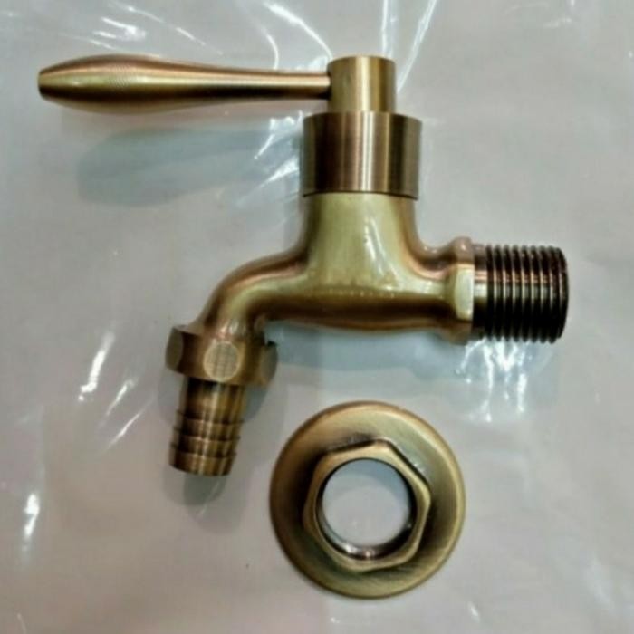 JUAL Kran Taman Onda Gold Klasik Kuningan