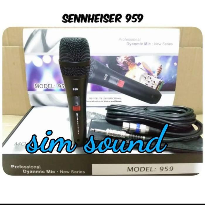 MICROPHONE KABEL SENNHEISER 959 MIC SENNHEISER 959 BAGUS MURAH