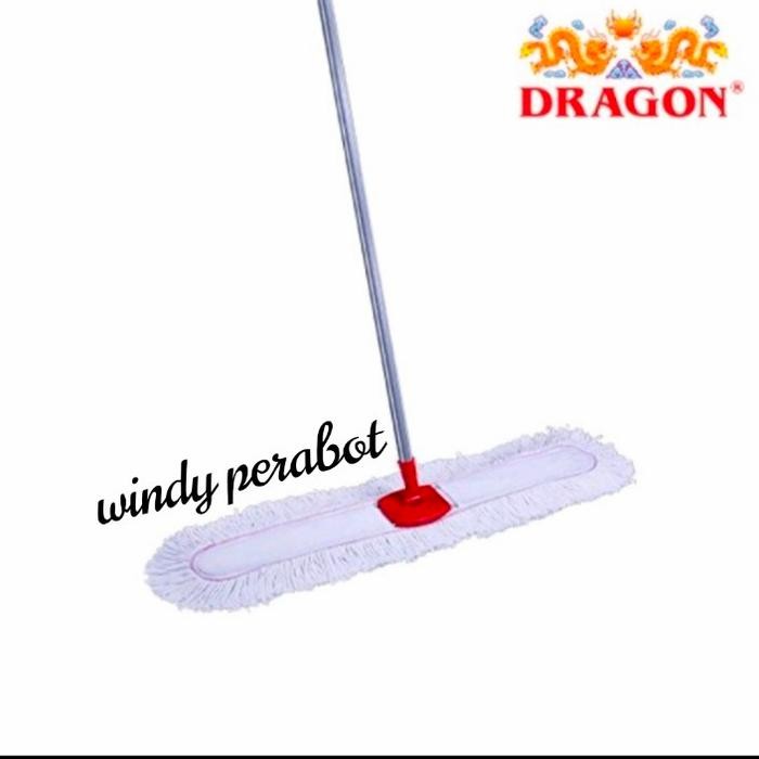 Mop Pel Loby Dragon ukuran 60/Pelan loby Gagang Aluminium kuat
