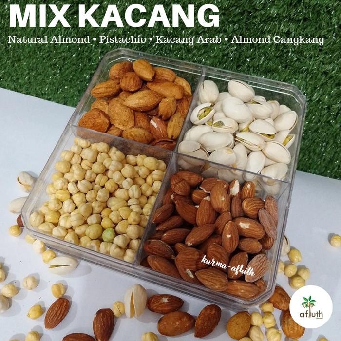 

[Afluth Store] Mix Kacang Pistachio/ Kacang Arab/ Almond Susu/ Almond