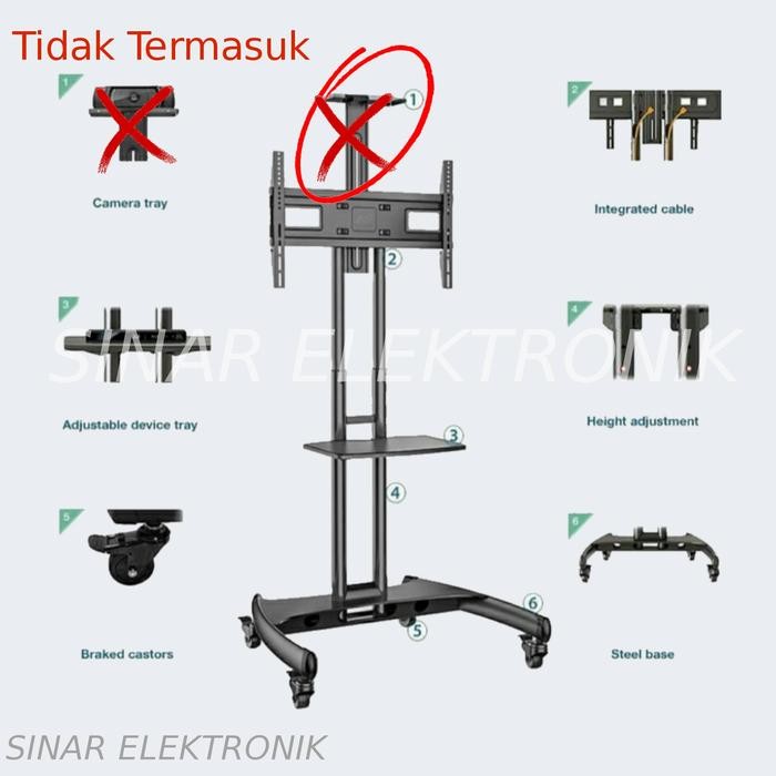 Terbatas Standing Nb Ava 1500 Tv Lcd Led 32-70 Inch Original