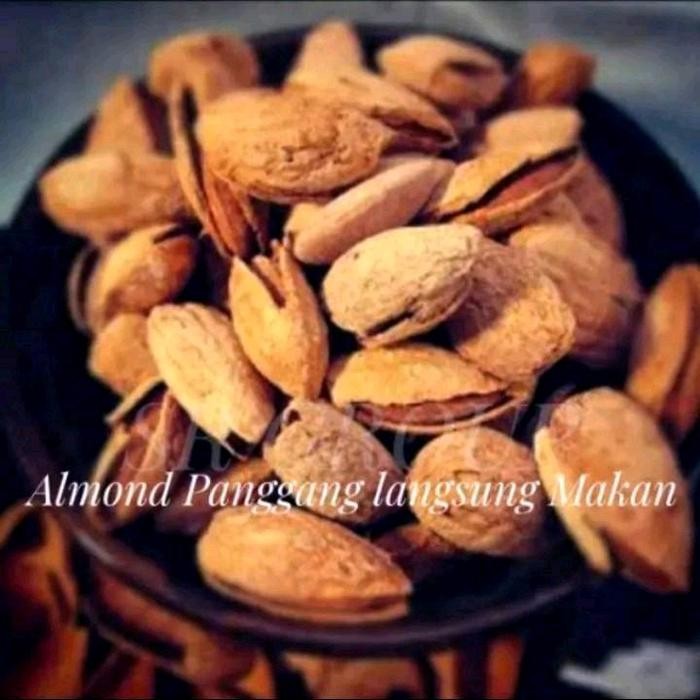 

Kacang Almond Kulit 500 Gr Kacang Almond Milk Kulit Kacang Almond Renyah Food Camilan