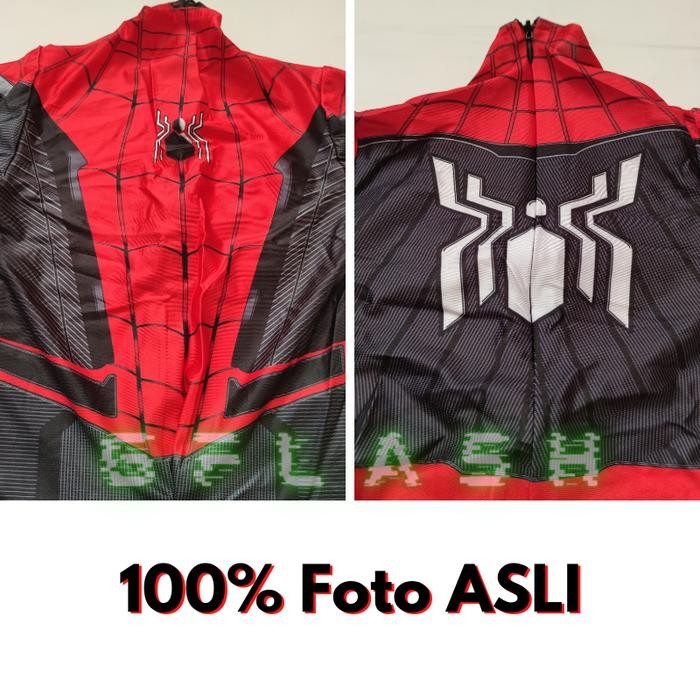 xie Baju Kostum Anak Spiderman Impor Costume Superhero Cosplay Spider