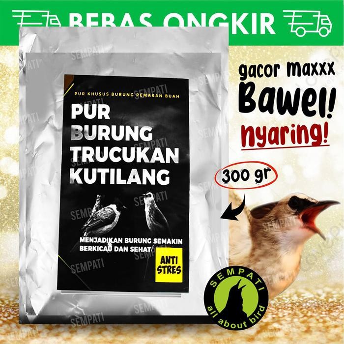 SEMPATI Pur Burung Trucukan Kutilang Pakan Burung Trucuk Kutilang Trucukan Pur Voer Makanan Harian