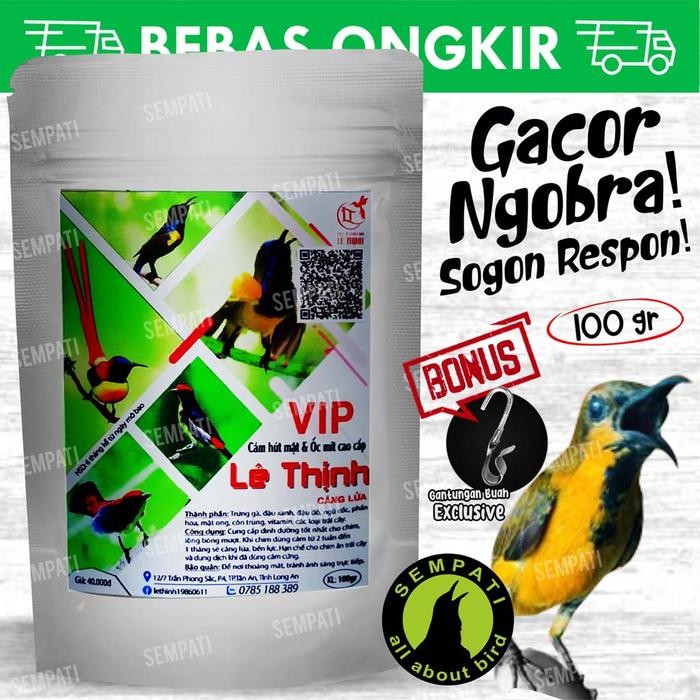 Voer sogon import vip made in vietnam pur pelet burung sogon konin
