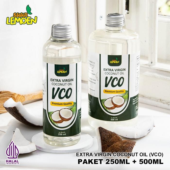 

SUUR LEMOEN Extra Virgin Coconut Oil 500ml Minyak Kelapa Murni VCO 250ml Organik Premium