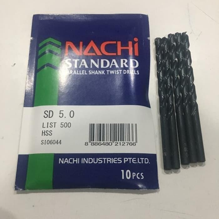 (Allthebest) Mata bor nachi 5 mm / Mata bor besi / Mata bor nachi 5 mm