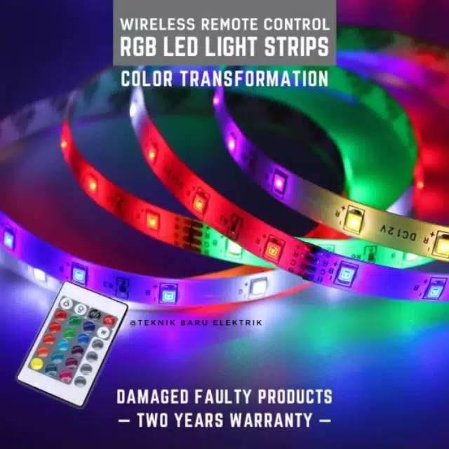 (Allthebest) Lampu LED Strip 3528 Remote Emico