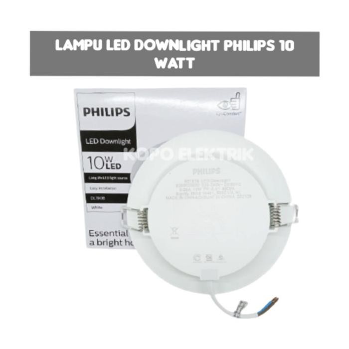 (Allthebest) Lampu Led Downlight Philips 10 Watt/ 10w Bulat