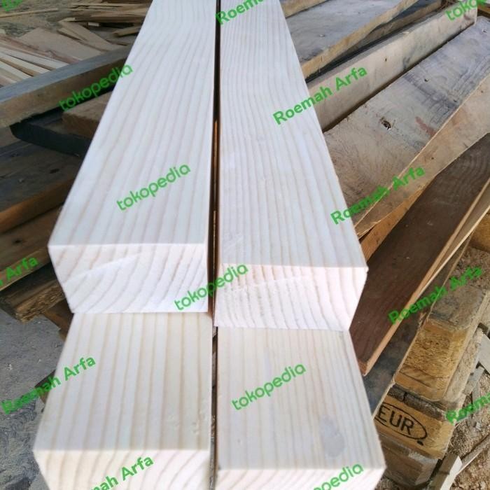 Executive Balok Kayu Jati Belanda 4x6 cm Bisa Untuk Kaki Meja Sudah Halus