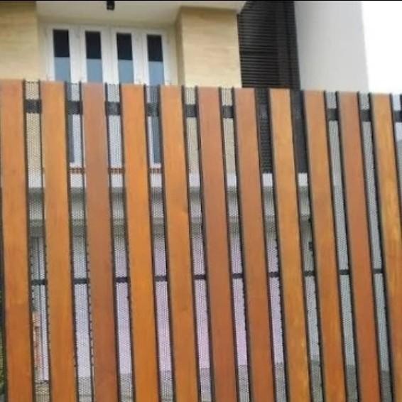 Executive Mahoni Plank Grc 10cm / Lisplank Serat Kayu / Motif Serat Kayu