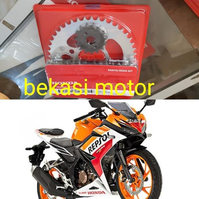 06401-K45-N41 gearset rantai gear set honda CBR 150R facelift CBR 150 led original 1set