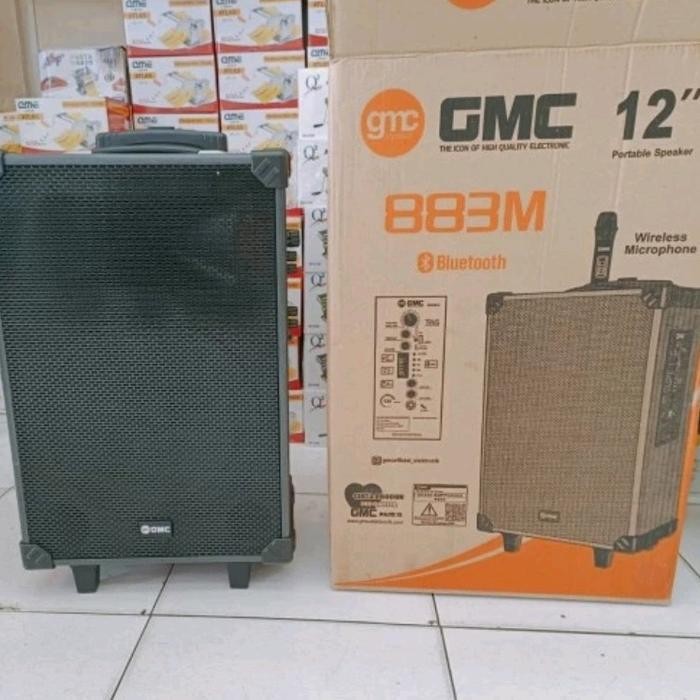 Gmc 883M Speaker Portabel/Ampli Meeting Bluetooth 12 Inch Deskripsi Speaker Portable Gmc 883M