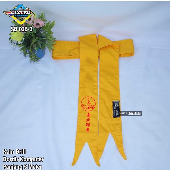 (Expert) SABUK IKS.PI KERA SAKTI SABUK KUNING BORDIR SB 02B