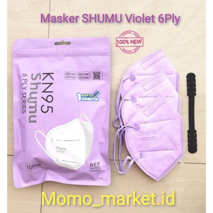 (Expert) Masker SHUMU KN95 6Ply isi 10 Pcs