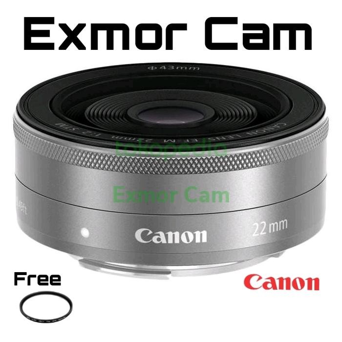 Lensa Canon Ef-M 22Mm F2 Stm Lensa Fix Canon Mirrorless