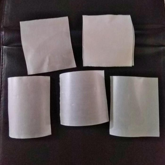 Lem Patch Setrika Eceran Lem Kertas Setrika Khusus untuk Patch Bordir Iron Ukuran Satu Lembar 8x9 cm