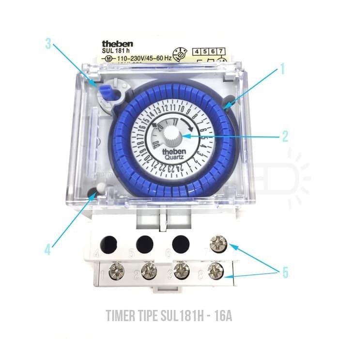 (Allthebest) Timer switch theben sul 181h 16A