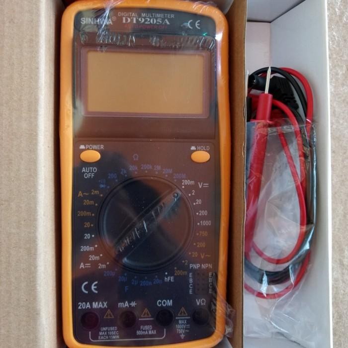 Expert Avo Multimeter Digital DT-9205A SP-9205A 9205A Multitester LCD besar