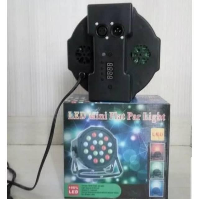 (Expert) Lampu sorot disco panggung / lampu disco /LED MINI FLAT PAR
