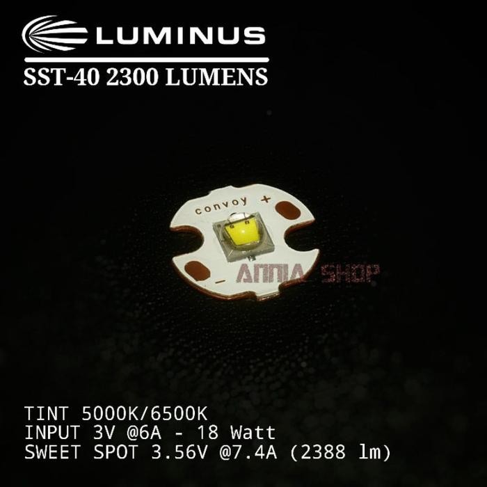 (Expert) LUMINUS SST-40 SST40 SENTER LED EMITTER TEMBAGA DTP COPPER