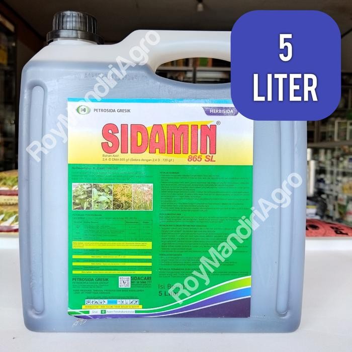 HERBISIDA SIDAMIN 865 SL - 5 LITER