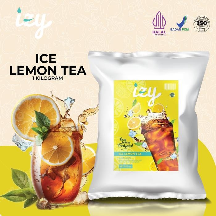 

Izy Powder Drink Lemon Iced Tea - Bubuk Minuman Teh Lemon 1 Kg