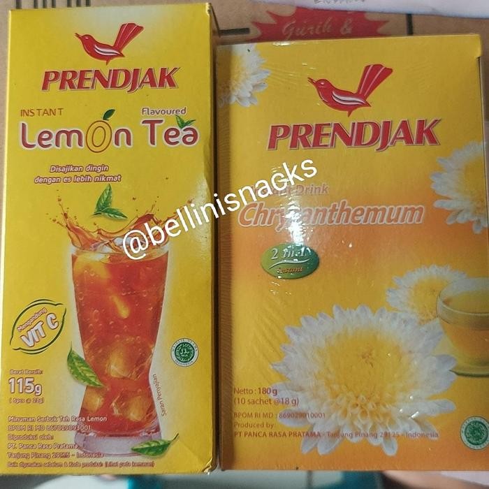 

Prendjak Lemon Tea Instant Prendjak Chrysanthemum Tea Teh Bunga Bubuk