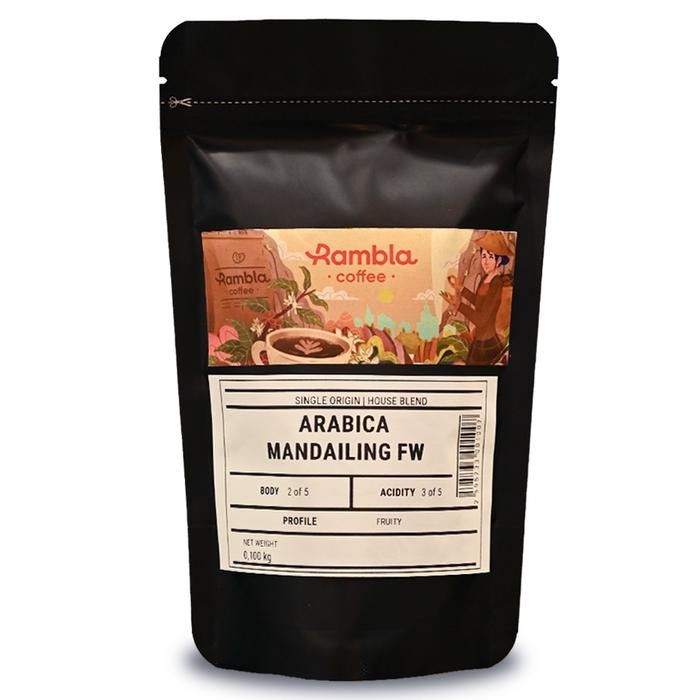 

Rambla Coffee - Kopi Arabica Mandailing Fw 100 Gr Bubuk Robusta