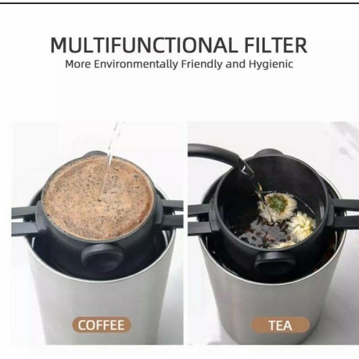 

Dripper filter saringan alat seduh kopi bubuk coffee dipper portable