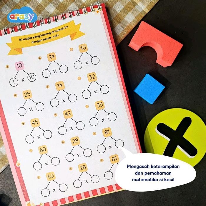 

Ready- Buku Aktivitas Anak Math Of Champions By Arasy