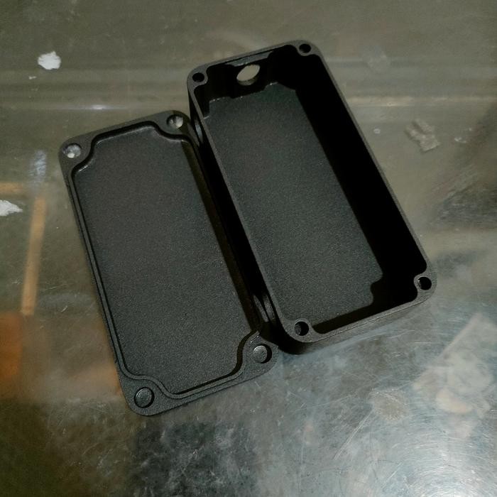 BOX CNC POWDERCOAT MODEL V3 BLACK NOT HAMMOND 1590G