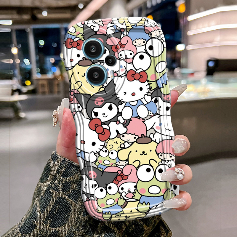 Casing Hp Untuk Xiaomi POCO F5 POCO F6 5G POCO F4 POCO F4 GT Case Casing pola Karakter Anime Kesing 