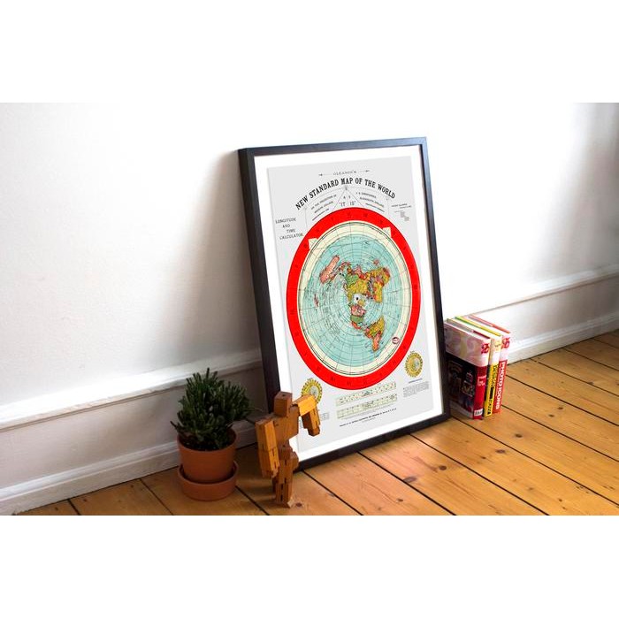 

Ready- Poster Peta Bumi Datar Azimuthal Equidistance (Ukuran A0)