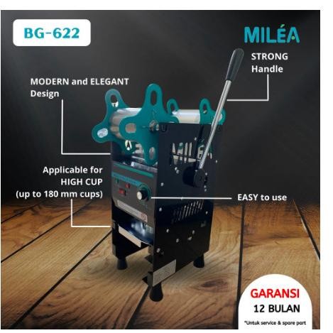 [ MILEA ] MILEA PREMIUM MANUAL CUP SEALER MESIN PRESS GELAS HIGH 180 M