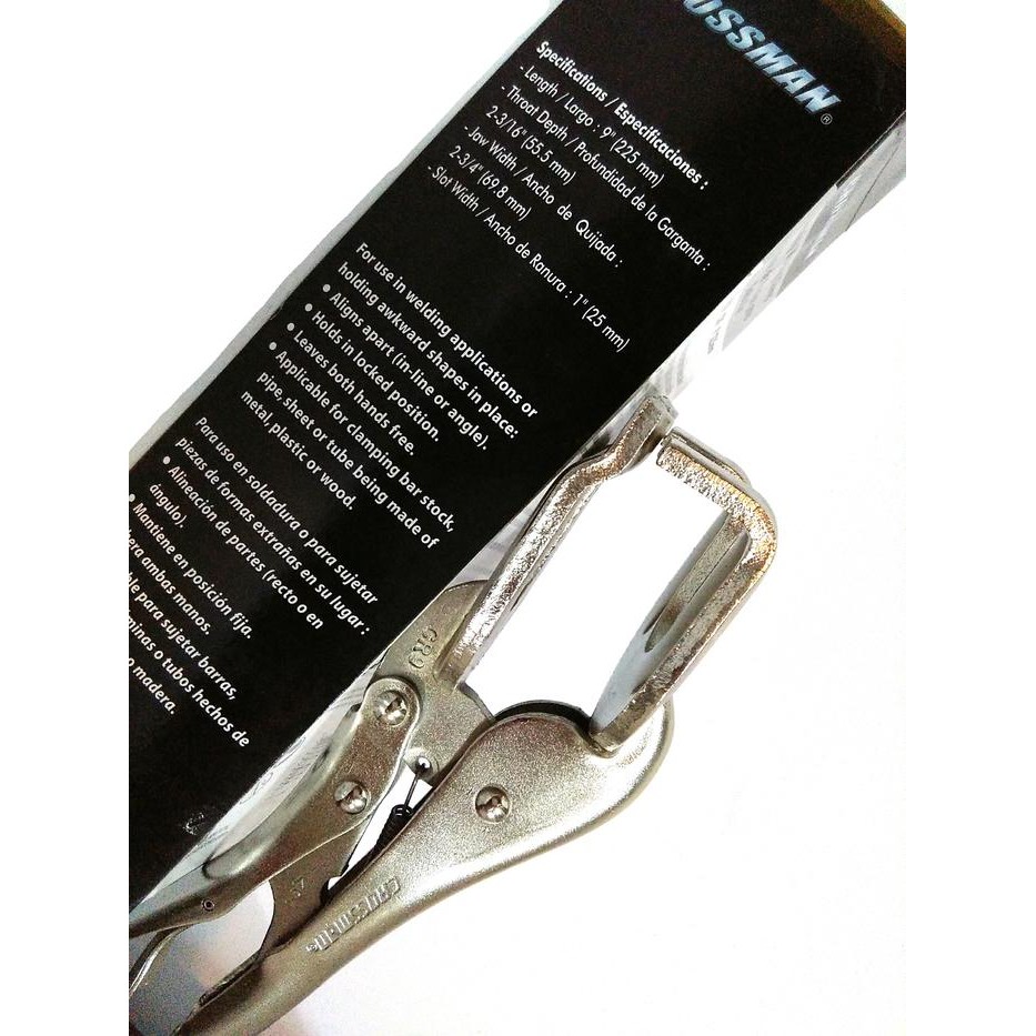 CATOK KLEM , TANG BUAYA PENJEPIT BESI LAS , WELDING CLAMP PLIER 9"