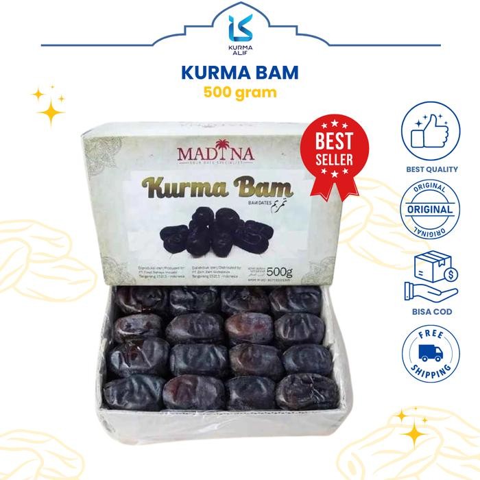

Kurma Bam Anggur Jumbo 500 gr Manis Lembut New