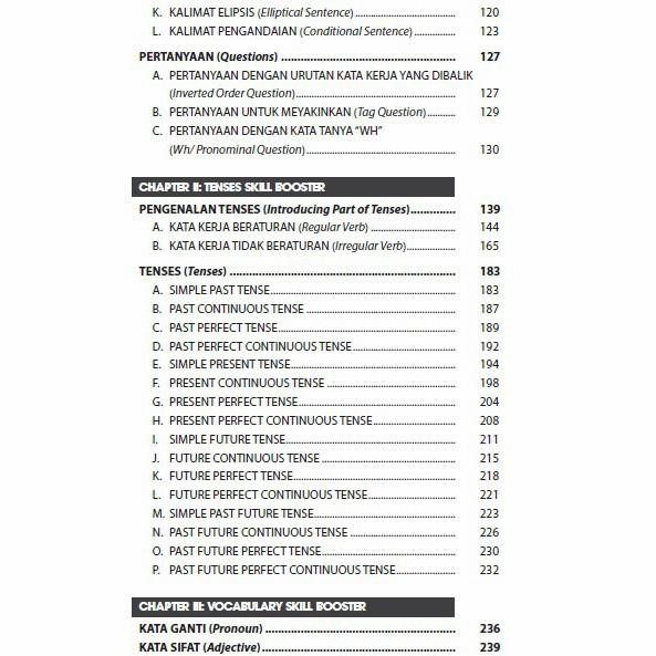 

Terlaris- Buku English Skill Booster Grammar Tenses Vocabulary Conversation