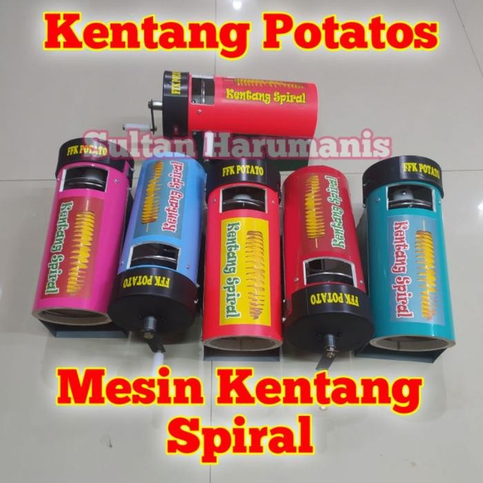 Colgate - Alat Pembuat Kentang Spiral Mesin Kentang Spiral Mesin Kentang ulir Alat kentang goreng
