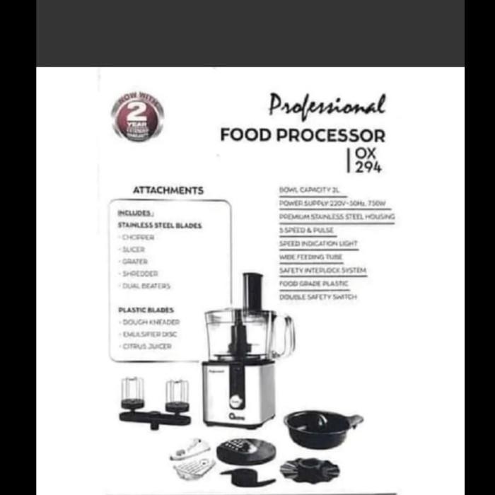 [Expert] Oxone OX-294 Professional Food Processor