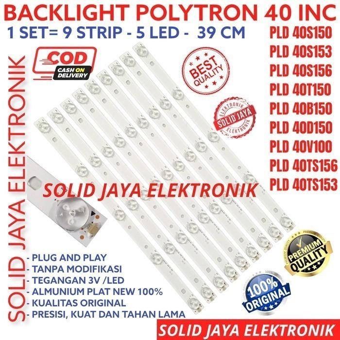 [Expert] BACKLIGHT TV LED POLYTRON PLD-40TS153 PLD40TS153 40D153 LAMPU BL 5K 3V