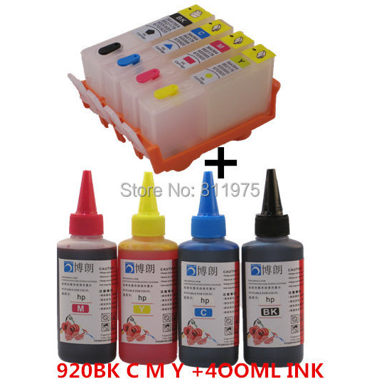 MEKAR 920XL 920 cartridge TINTA Isi Ulang untuk HP Officejet 6000