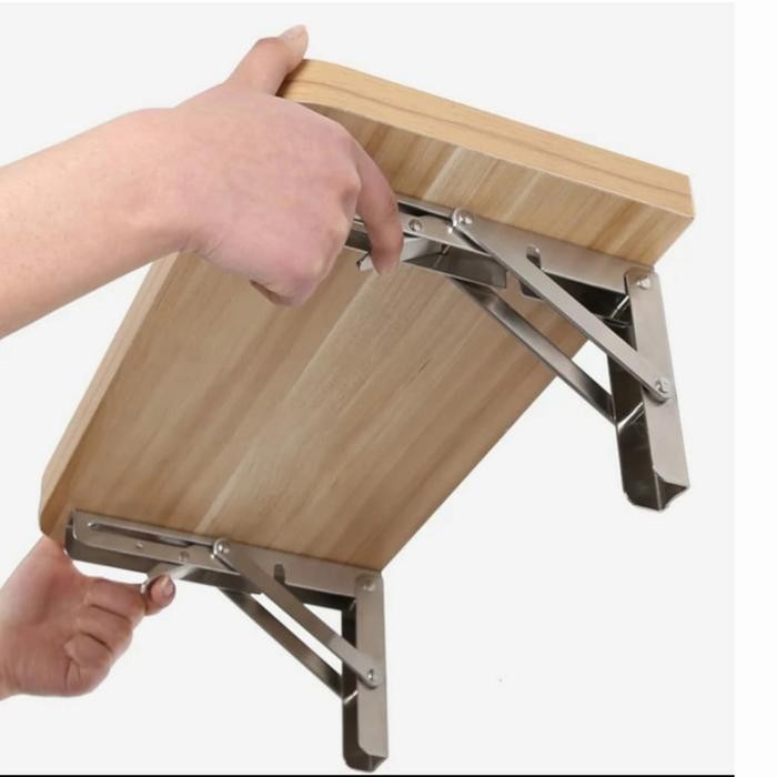 Venus Engsel Folding Bracket Dinding Rak Papan Meja Lipat Gantung