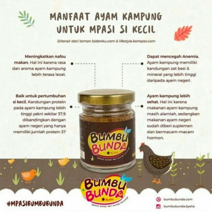

Bumbu bunda kaldu ayam kampung 50gr