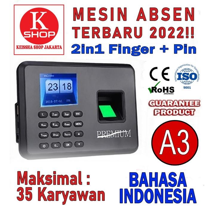 Absensi / Absen / Mesin Absensi / Finger Print / Sidik Jari