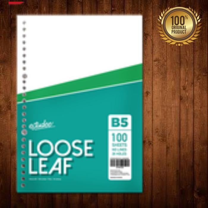 

Estudee Loose Leaf No Line B5 100 Lembar Kode 1238