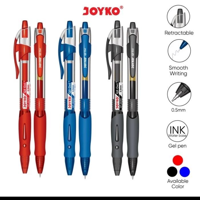 

pulpen joyko qgel gp-265 1 lusin harga promo kode 129